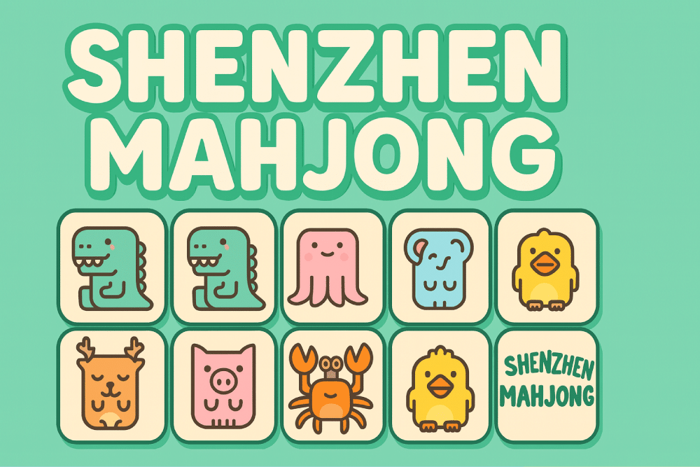 Shenzhen Mahjong animal tile puzzle screenshot
