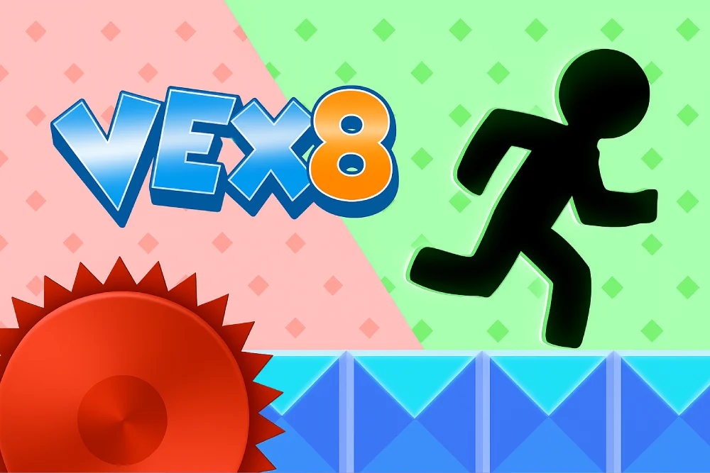 Vex 8 stickman platformer screenshot