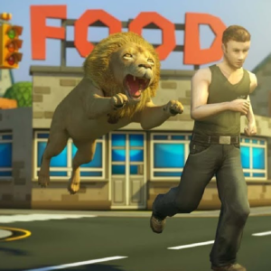 Wild Animal Zoo City Simulator