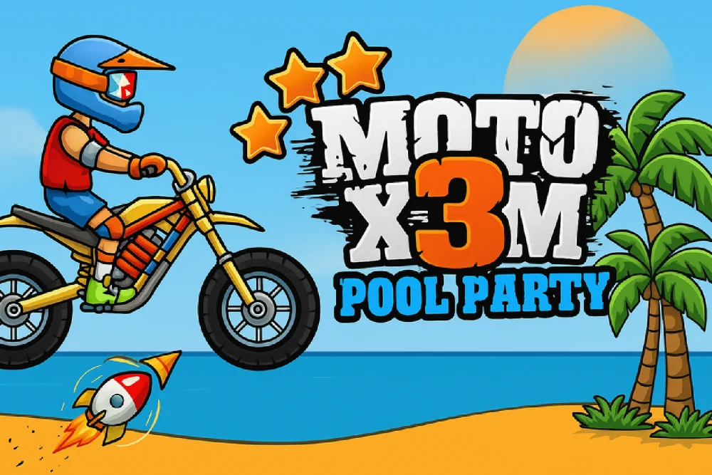 Moto X3m Pool Party