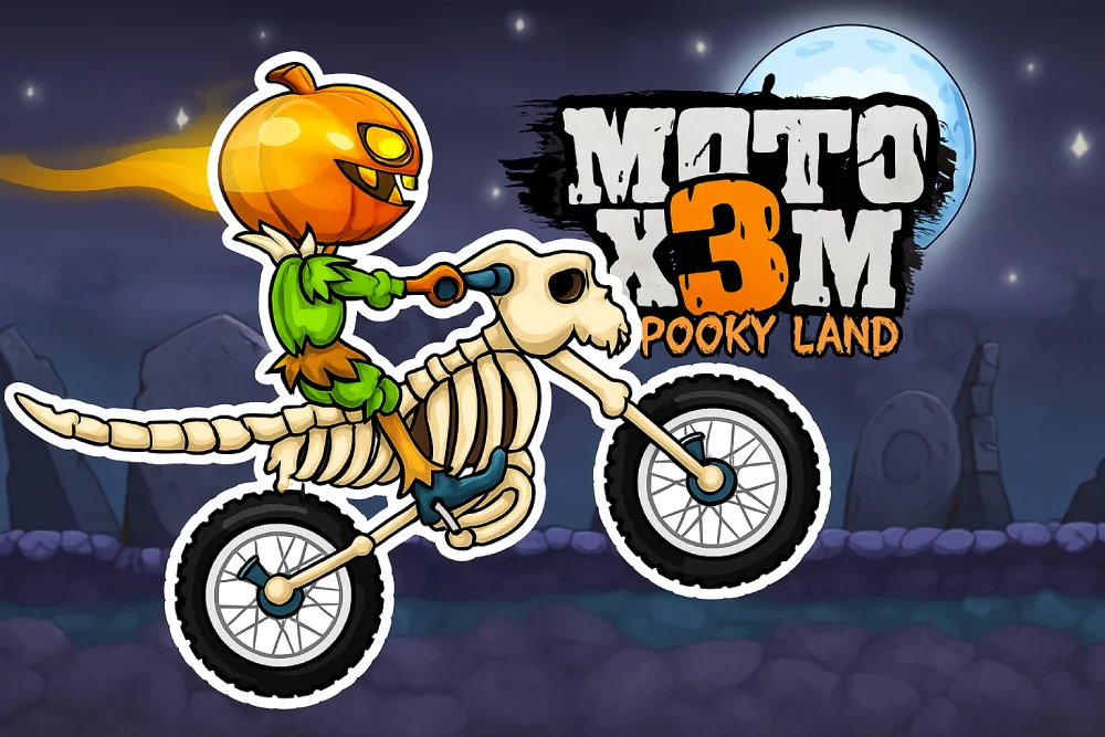 Moto x3m Spooky Land